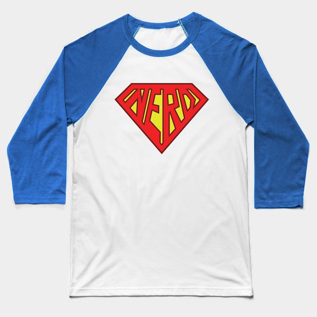 Super Nerd Baseball T-Shirt by Hmus